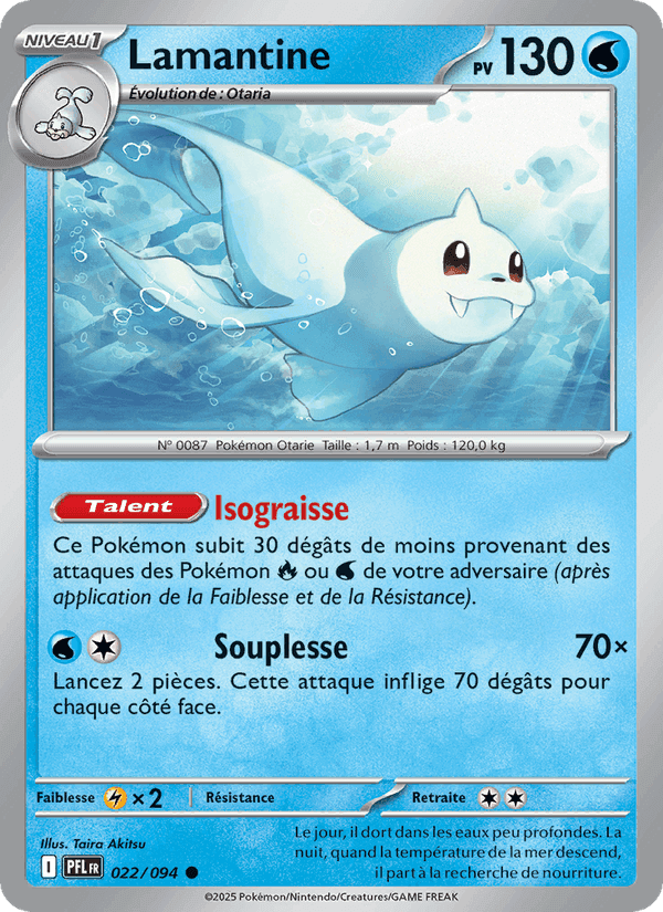 Lamantine, carte 022 de Flammes Fantasmagoriques