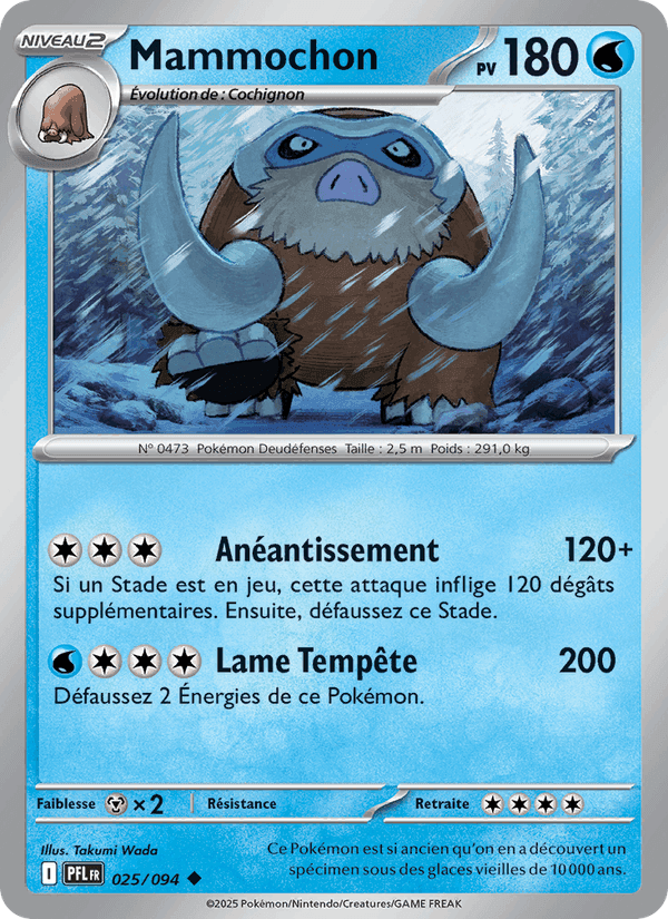 Mammochon, carte 025 de Flammes Fantasmagoriques