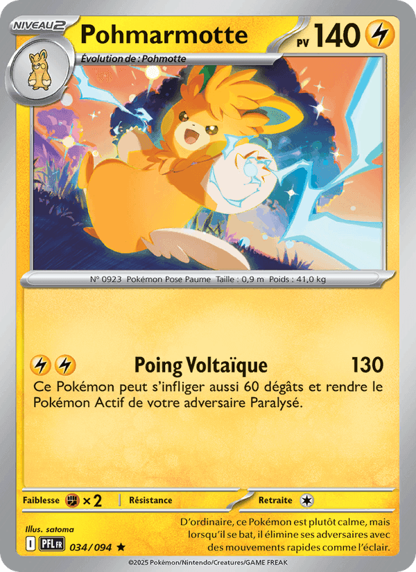 Pohmarmotte, carte 034 de Flammes Fantasmagoriques