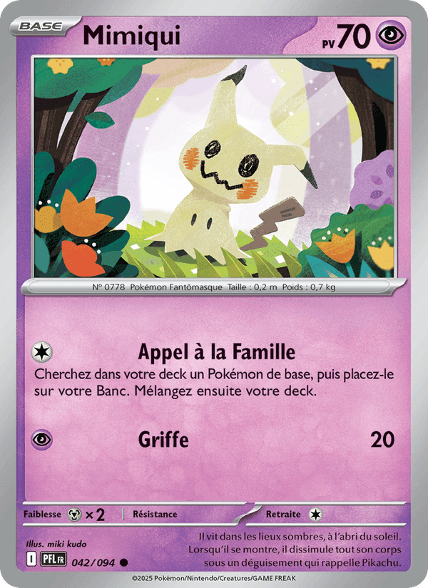 Mimiqui, carte 042 de Flammes Fantasmagoriques