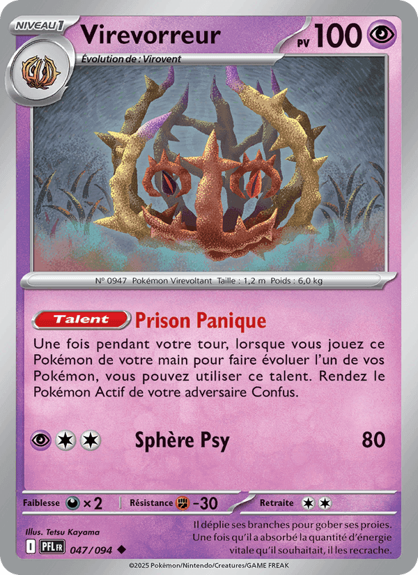 Virevorreur, carta 047 de Flammes Fantasmagoriques