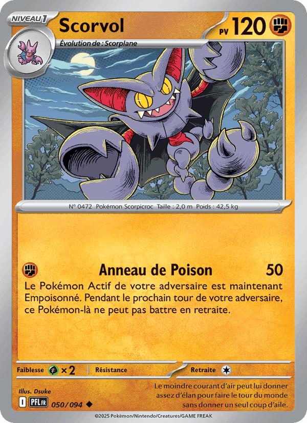 Scorvol, carte 050 de Flammes Fantasmagoriques