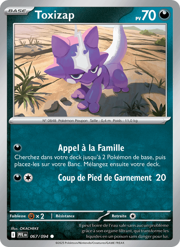Flammes Fantasmagoriques の 067 番、Toxizap