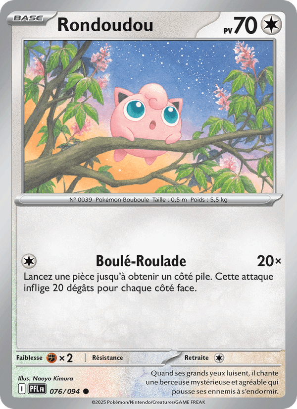Rondoudou, carte 076 de Flammes Fantasmagoriques
