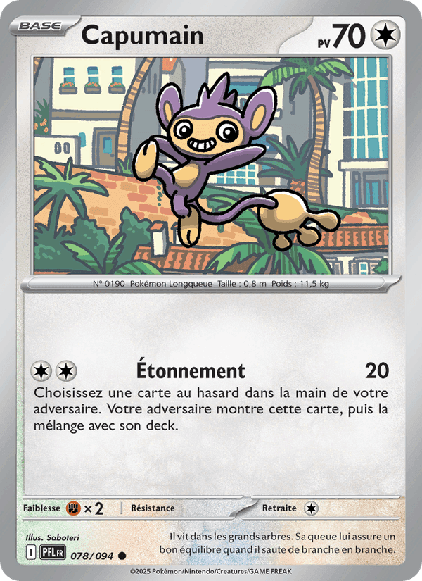 Capumain, card 078 from Flammes Fantasmagoriques