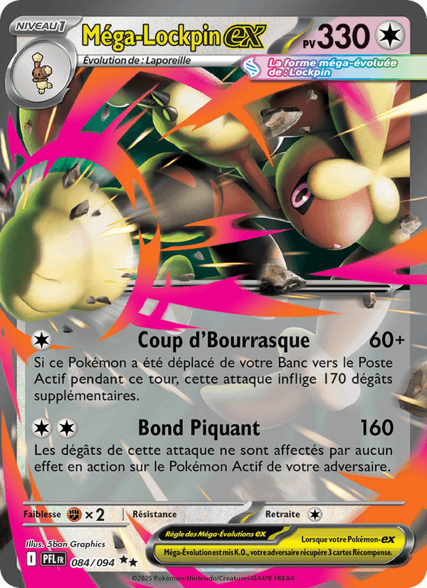 Méga-Lockpin-ex, carte 084 de Flammes Fantasmagoriques