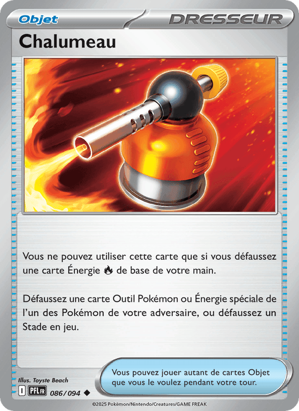 Chalumeau, card 086 from Flammes Fantasmagoriques
