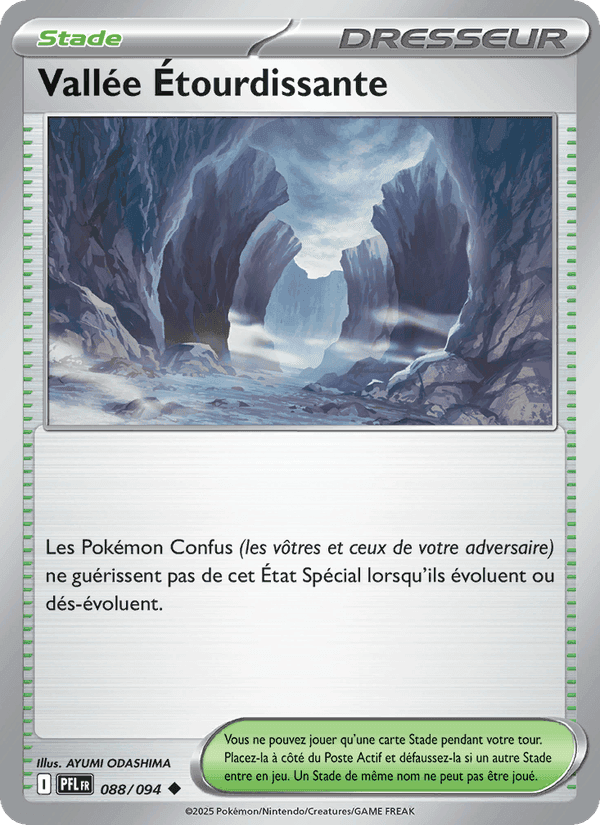 Vallée Étourdissante, carte 088 de Flammes Fantasmagoriques