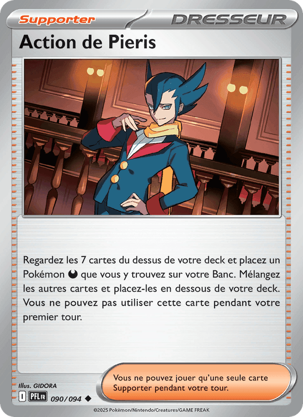 Action de Pieris, card 090 from Flammes Fantasmagoriques