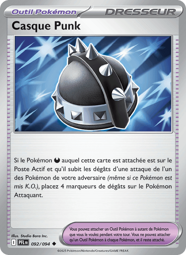 Casque Punk, carta 092 de Flammes Fantasmagoriques