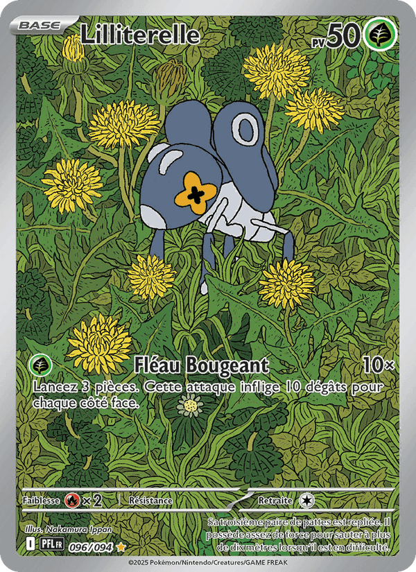 Lilliterelle, card 096 from Flammes Fantasmagoriques