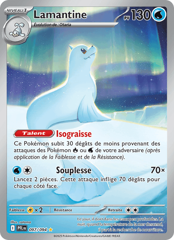 Lamantine, carte 097 de Flammes Fantasmagoriques