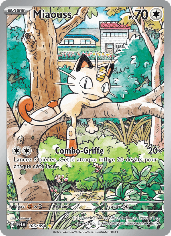 Miaouss, carta 106 de Flammes Fantasmagoriques
