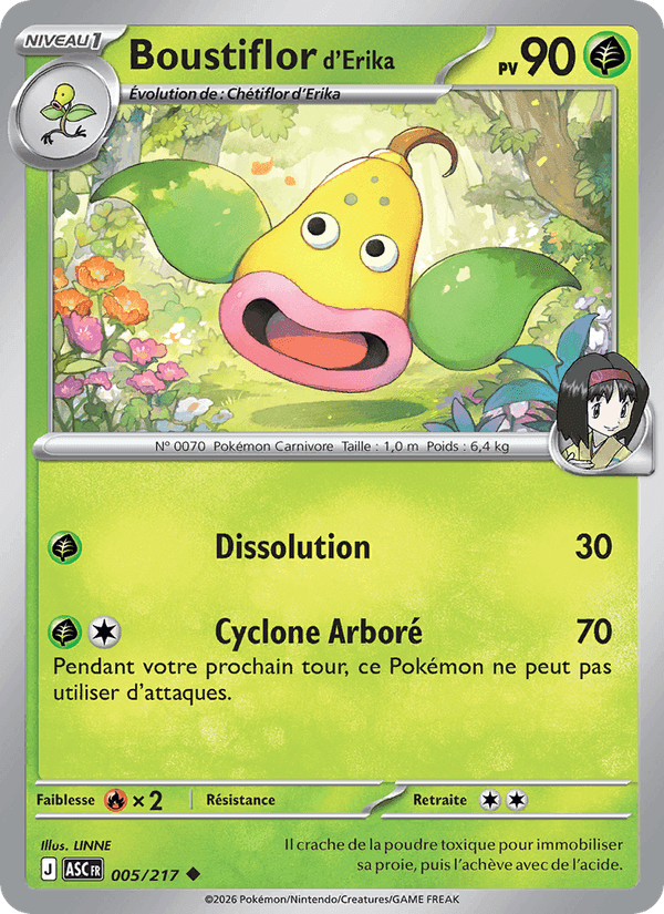 Boustiflor d'Erika, card 005 from Héros Transcendants