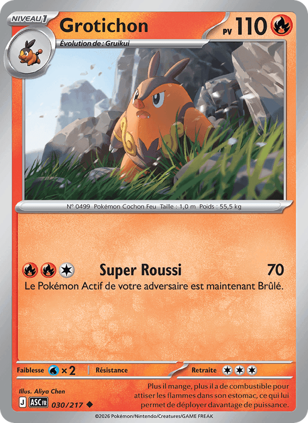 Grotichon, carte 030 de Héros Transcendants