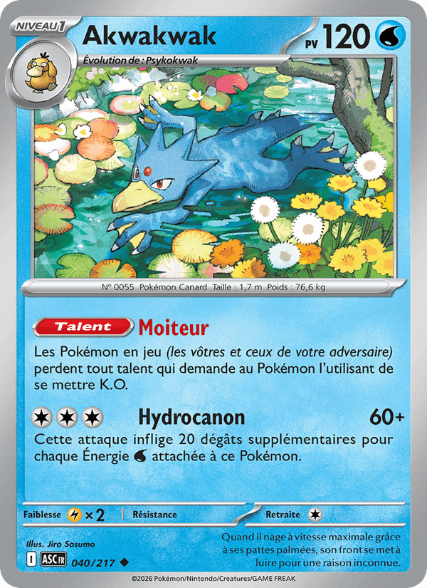Akwakwak, carte 040 de Héros Transcendants
