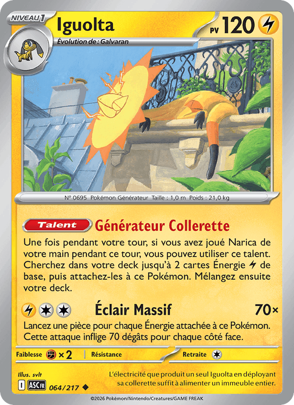 Iguolta, carte 064 de Héros Transcendants