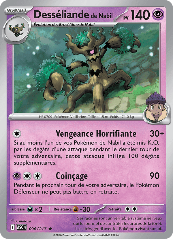 Desséliande de Nabil, carte 096 de Héros Transcendants