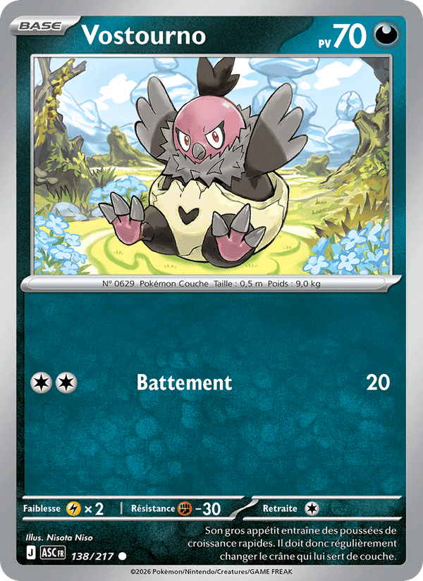 Vostourno, carte 138 de Héros Transcendants