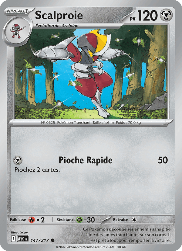Scalproie, carte 147 de Héros Transcendants