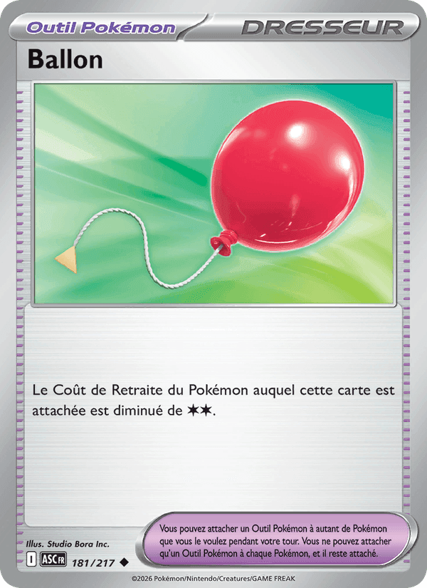 Ballon, card 181 from Héros Transcendants