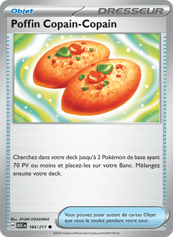 Poffin Copain-Copain, carte 184 de Héros Transcendants