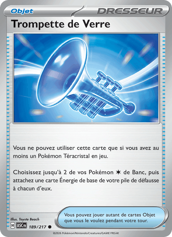 Trompette de Verre, card 189 from Héros Transcendants
