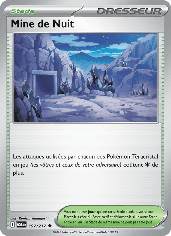 Mine de Nuit, carta 197 de Héros Transcendants