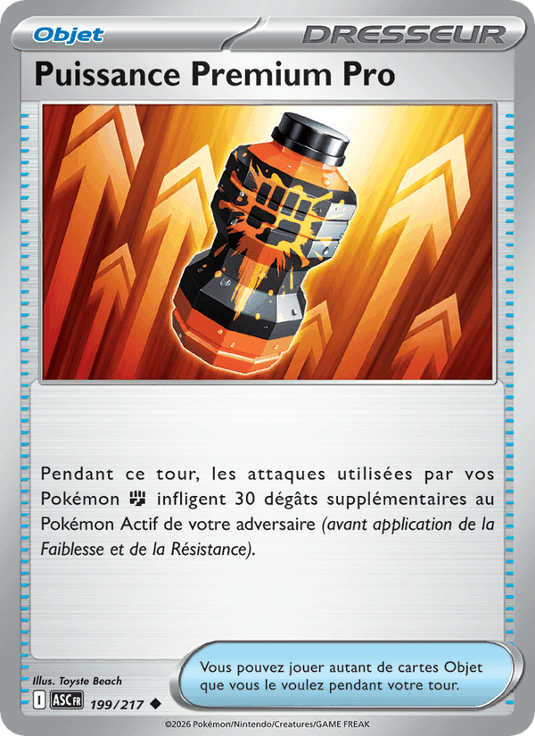 Puissance Premium Pro, card 199 from Héros Transcendants