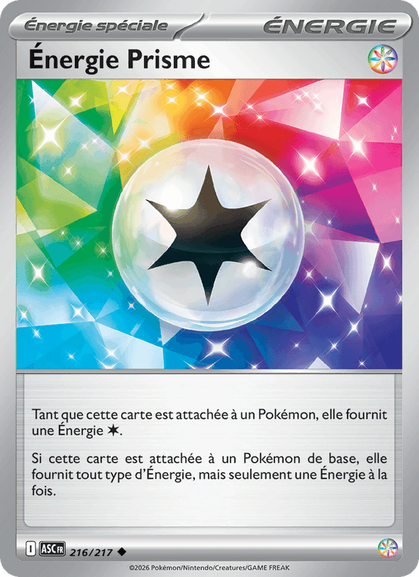 Énergie Prisme, carte 216 de Héros Transcendants