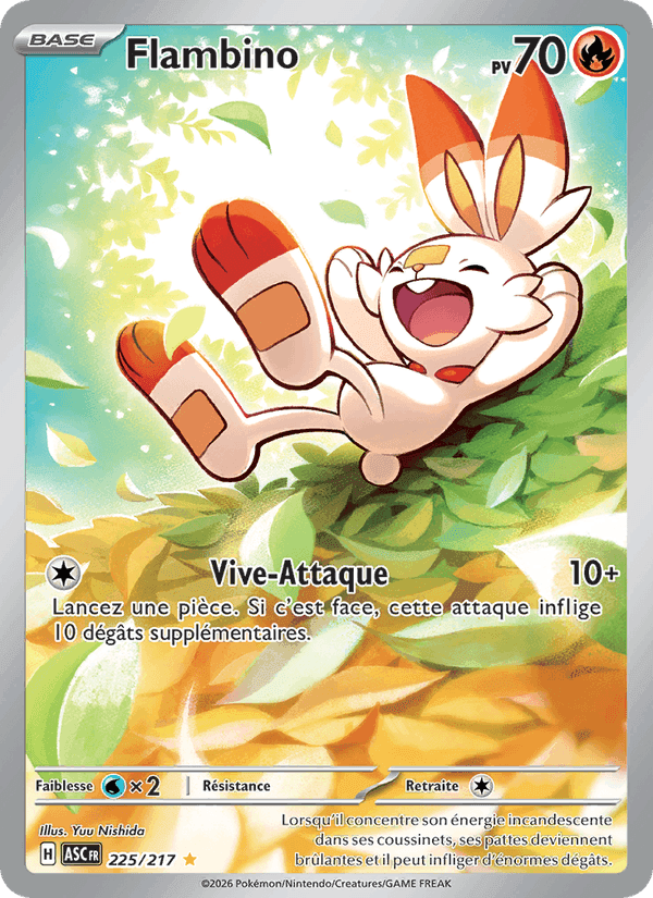 Flambino, carte 225 de Héros Transcendants