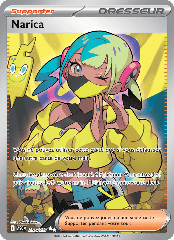 Narica, card 257 from Héros Transcendants