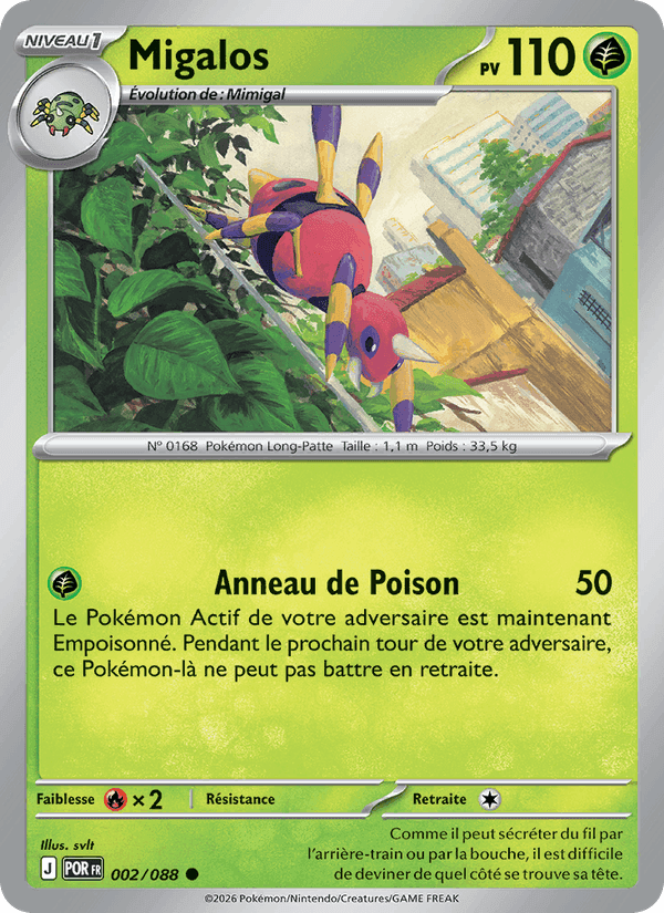 Migalos, carte 002 de Équilibre Parfait