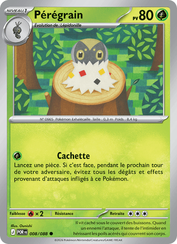 Pérégrain, carte 008 de Équilibre Parfait