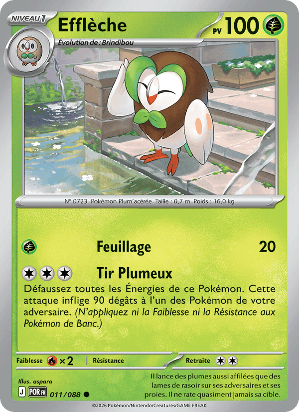 Équilibre Parfait の 011 番、Efflèche