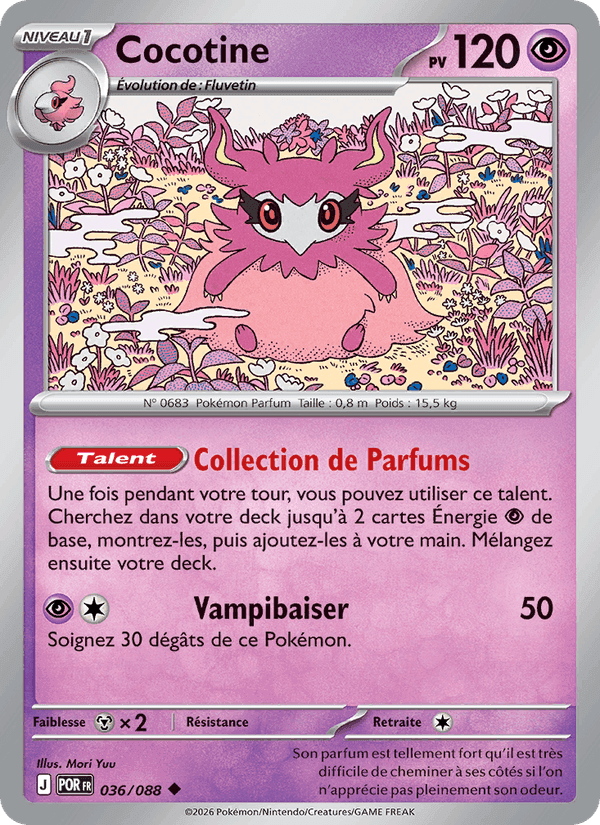 Cocotine, carte 036 de Équilibre Parfait