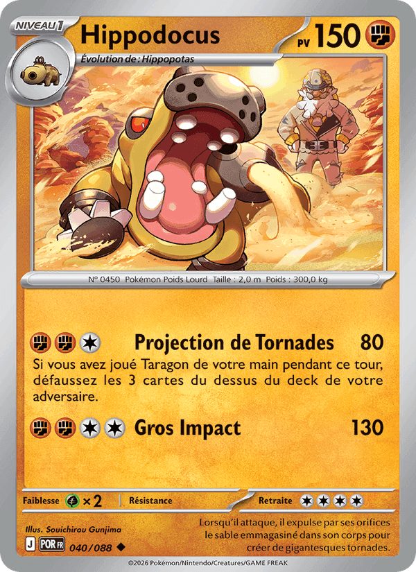 Hippodocus, carte 040 de Équilibre Parfait