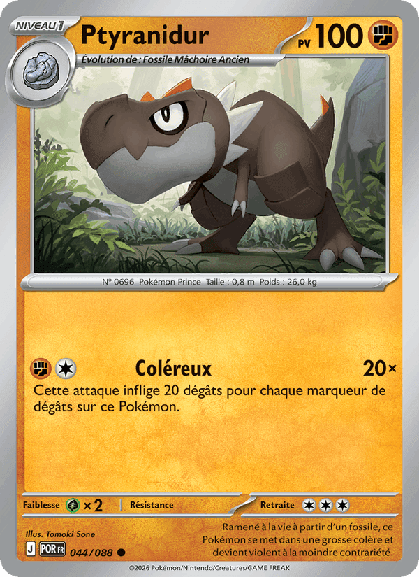 Ptyranidur, carte 044 de Équilibre Parfait