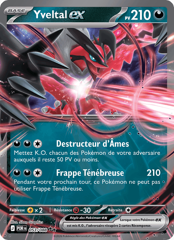 Yveltal-ex, carte 053 de Équilibre Parfait