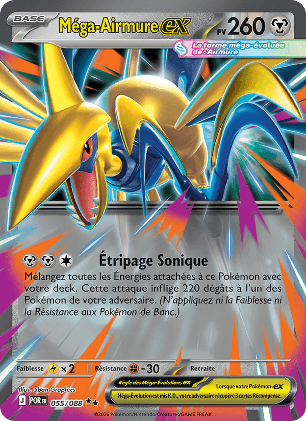 Méga-Airmure-ex, carte 055 de Équilibre Parfait
