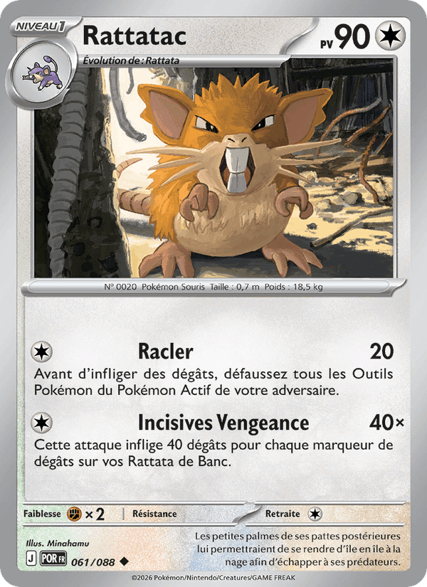 Rattatac, carta 061 de Équilibre Parfait