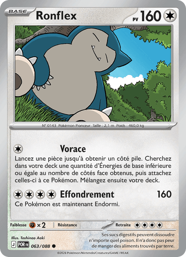 Ronflex, card 063 from Équilibre Parfait