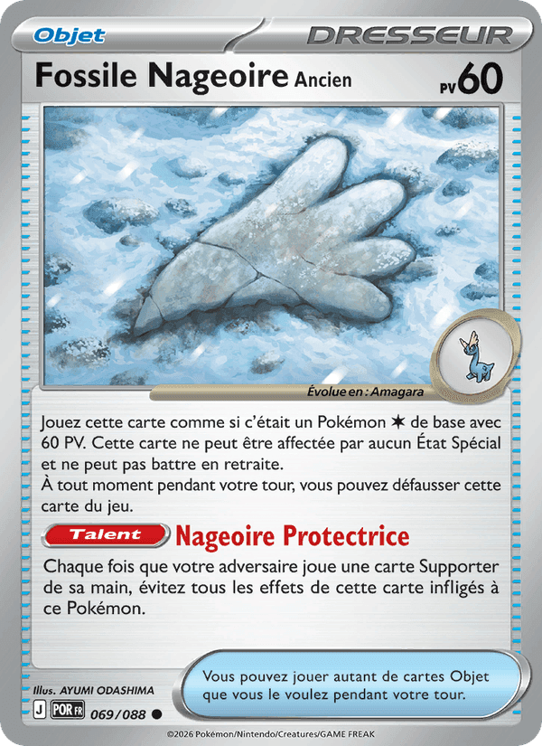 Fossile Nageoire Ancien, card 069 from Équilibre Parfait