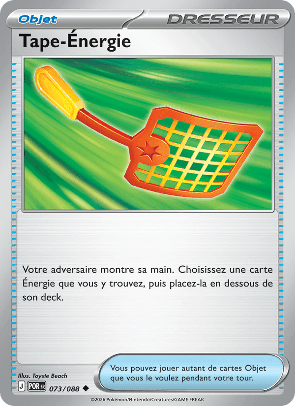 Tape-Énergie, carte 073 de Équilibre Parfait