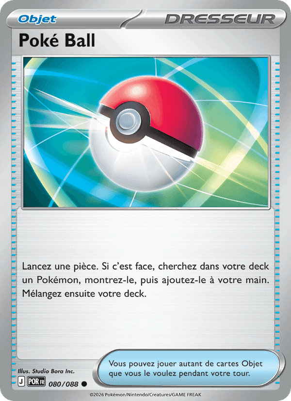 Poké Ball, carte 080 de Équilibre Parfait