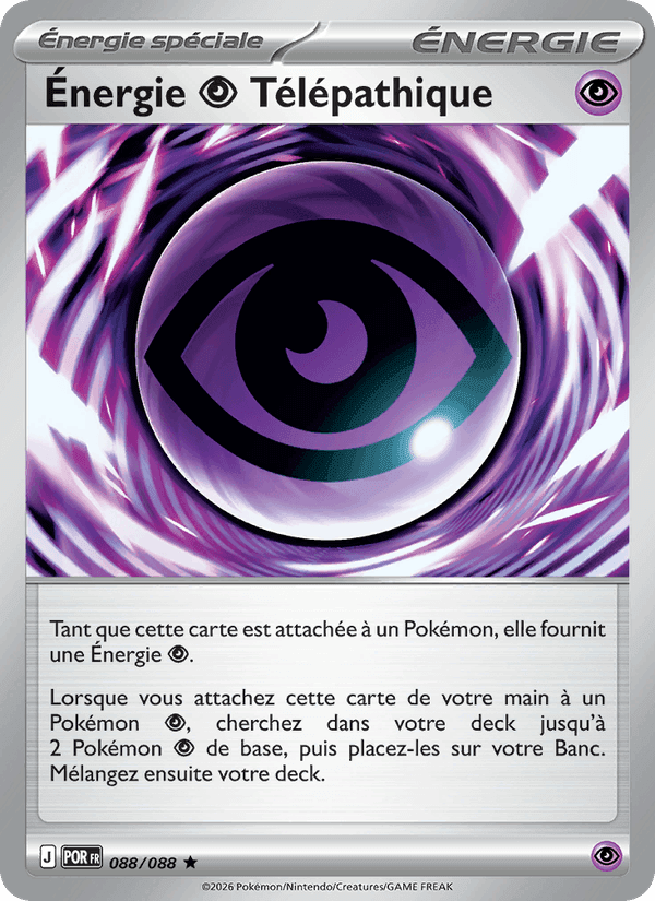 Énergie Psychic Télépathique, card 088 from Équilibre Parfait
