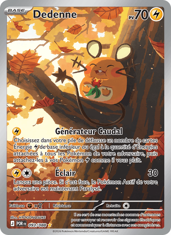 Dedenne, carte 093 de Équilibre Parfait