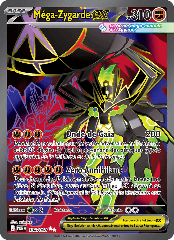 Méga-Zygarde-ex, carta 104 di Équilibre Parfait