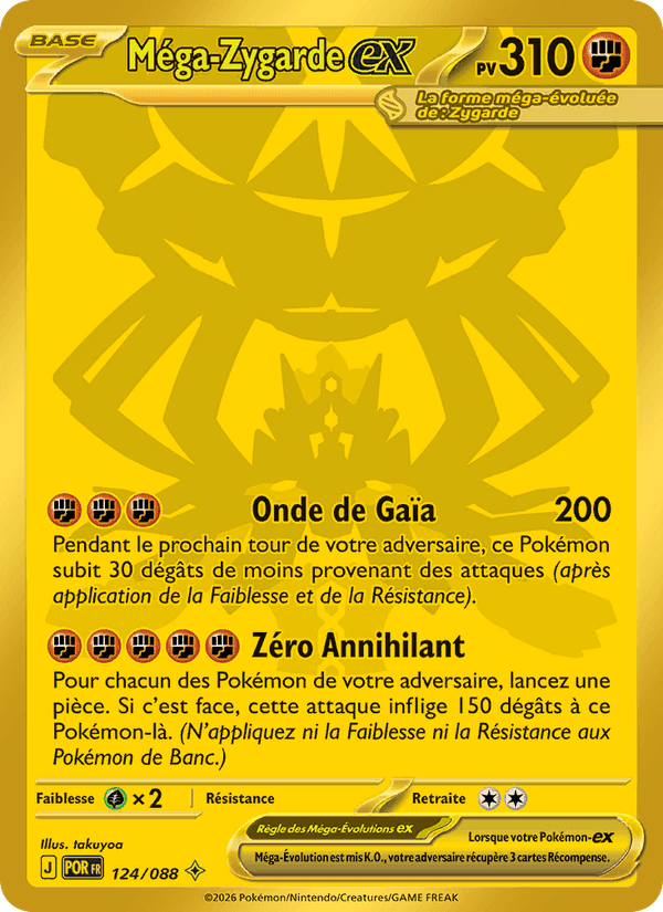 Méga-Zygarde-ex, carte 124 de Équilibre Parfait