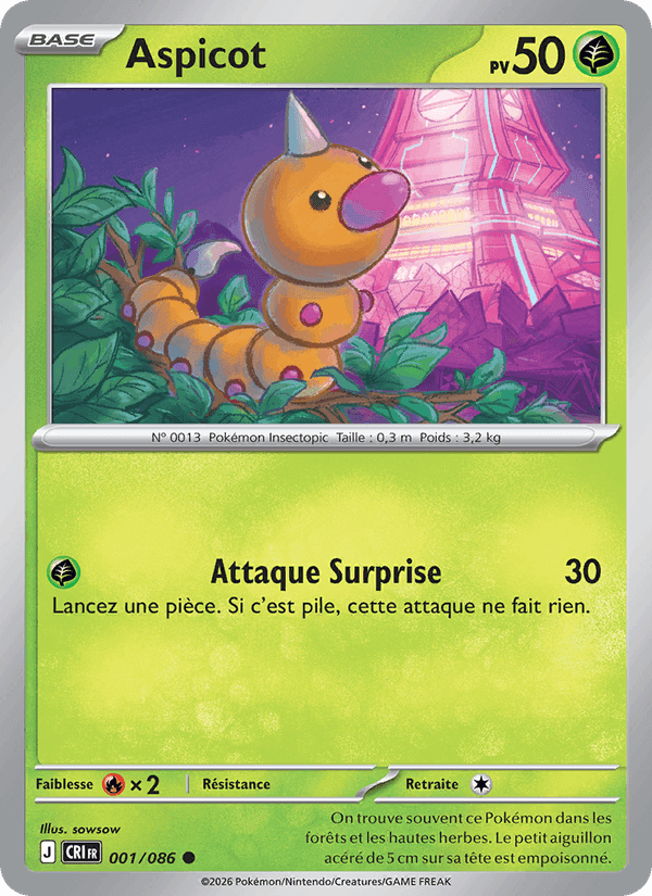 Aspicot, carte 001 de Chaos Ascendant